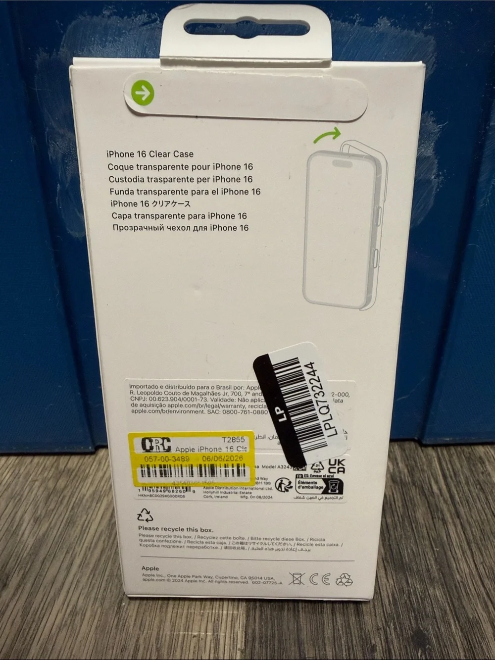 Apple Clear MagSafe iPhone 16 Case - Transparent